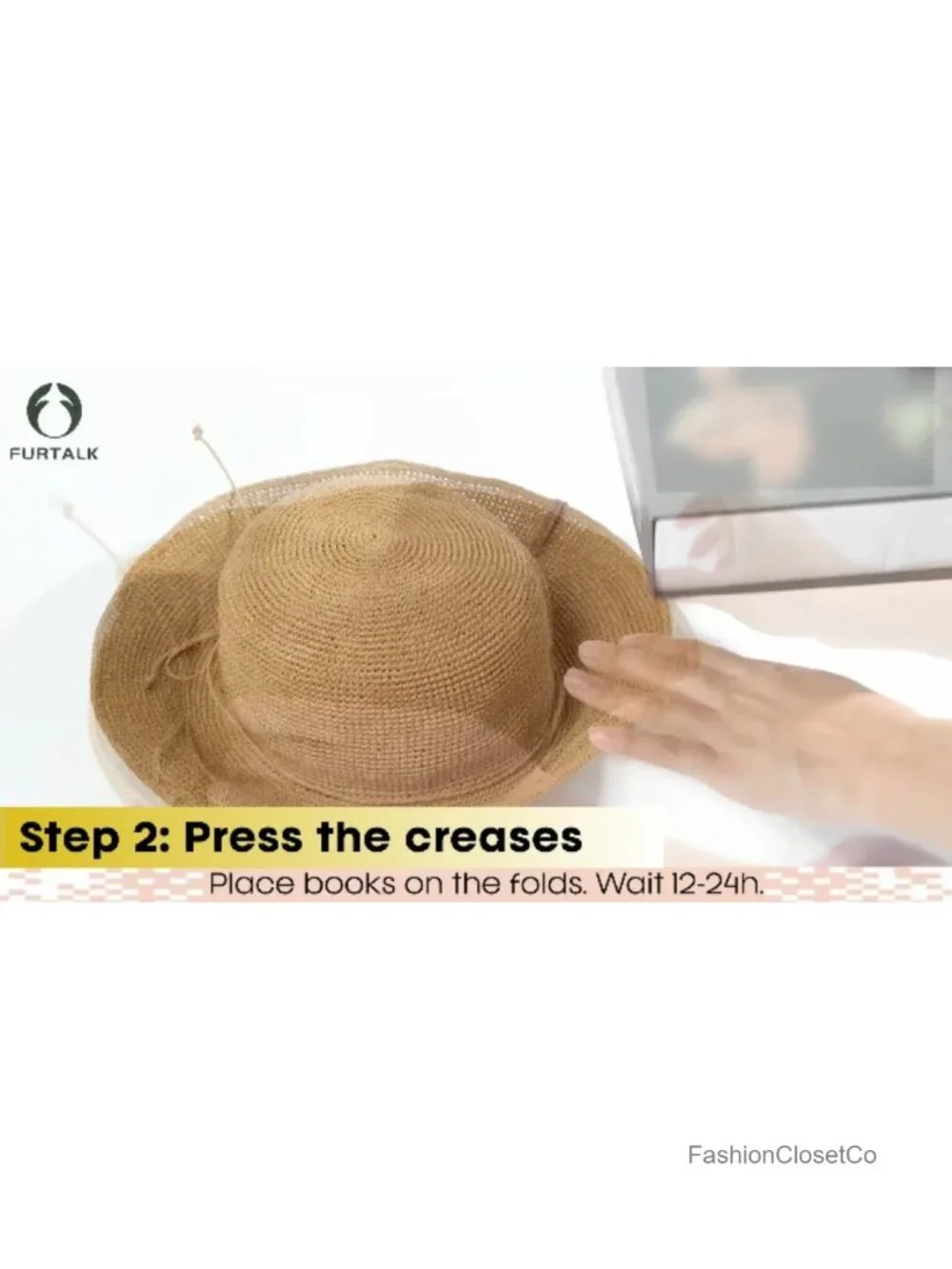 Handmade Paper Straw Sun Hat Foldable Packable Floppy Brim Travel Essential